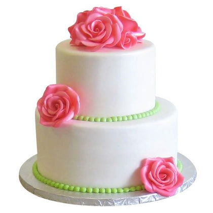 Two Steps Cake for Occasion, 2 step wedding cake online  - Expressluv.in