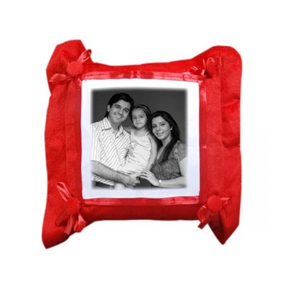 Red Square Pillow  - Expressluv.in