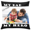White Pillow with Personalized Photo  - Expressluv.in
