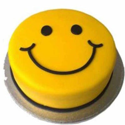 Smiley Cake, smiley emoji cake, smiley face cake  - Expressluv.in