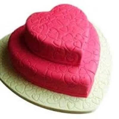 Heart & Heart Cake - 4 kgs