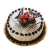 Chocolate Charm Cake, Chocolate cake, full choco cake round shaped cake with white cream and beautiful chocolaty touch delicious cake to gift  - Expressluv.in