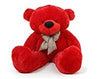 teddy bear red valentine day, cute teddy bear valentines day, red colored teddy bear  - Expressluv.in