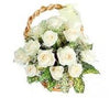 White Roses Basket  - Expressluv.in