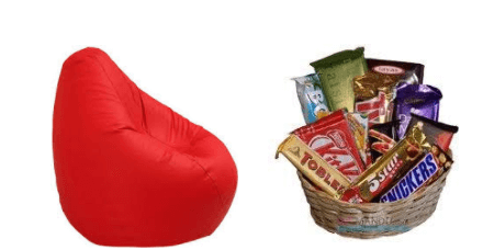 Bean Bag and Chocolate Basket