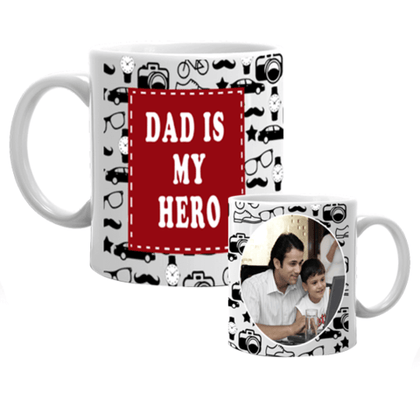 Dad is my Hero Mug - Expressluv.in