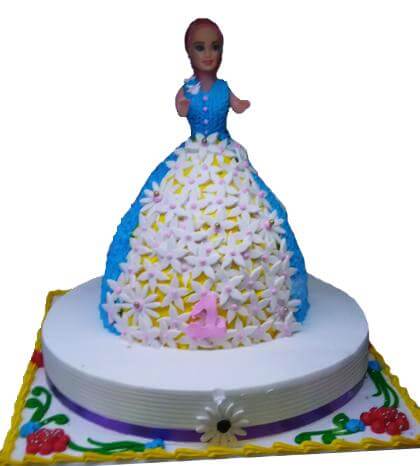 Barbie Cakes  Kids Cake Designs Noida  Gurgaon  Creme Castle