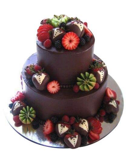 chocolate fruit cake        