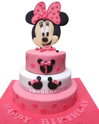 Mickey on Step Cake
