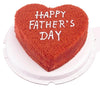Father's Day Heart Shaped Cake