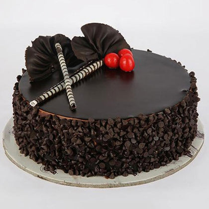 Chocochips design cake