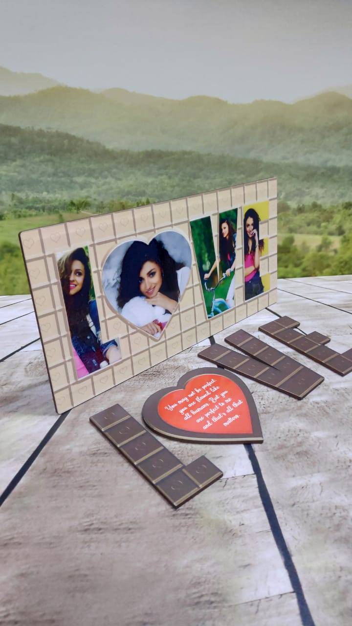 Love Chocolate Magnetic Photo Frame