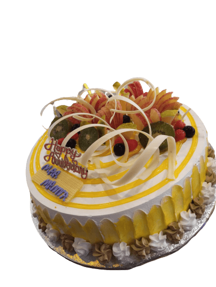 Cake with Fruits