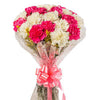 White & Pink Carnations  - Expressluv.in