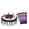 cake and chocolates